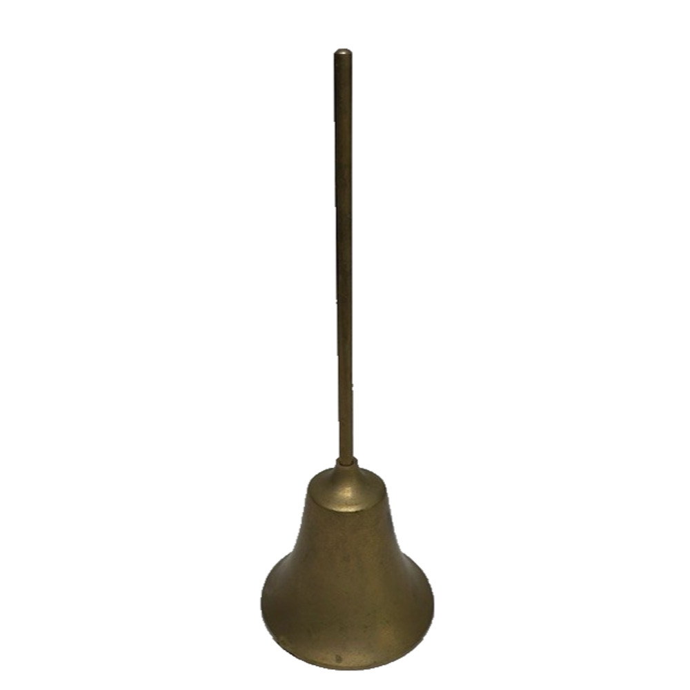 Brass Hand Bell, Solid, Smooth Surface /Handle Vintage